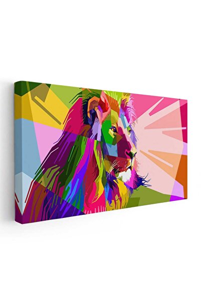 Tablou Canvas Tablou portret leu pop art, cod 5234