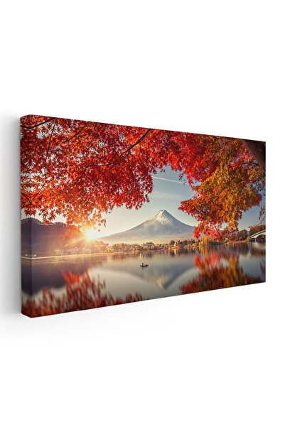 Tablou Canvas Tablou muntele Fuji peisaj toamna, Japonia, cod 1800