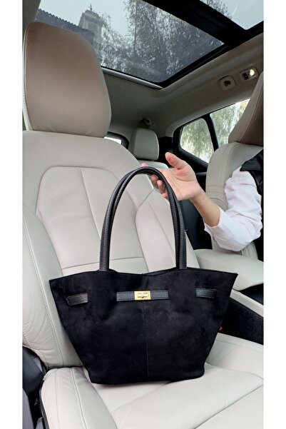 GP GUES POLO حقيبة كتف يويو سويد سوداء