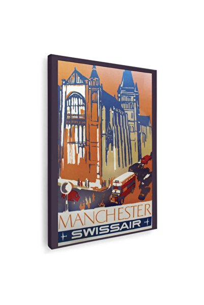 Tablou Canvas Manchester vintage, cod 5437