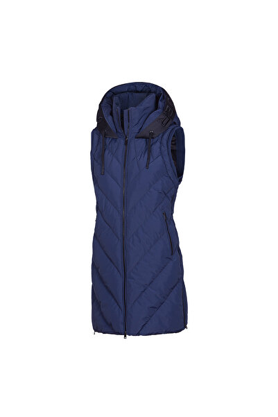 NORTHFINDER Women's insulated vest in trendy style VELDA bluenights