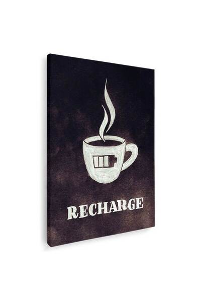 Tablou Canvas Tablou ceasca de cafea Recharge, cod 3885