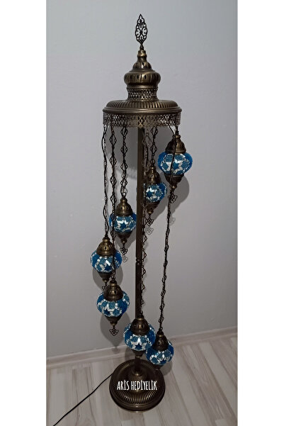 ARİS HEDİYELİK El Yapımı Otantik Mozaik Lambader 7'li