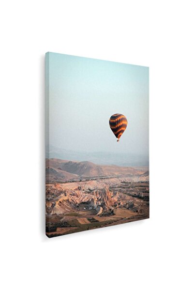 Tablou Canvas Tablou peisaj munte si balon cu aer cald, cod 4485