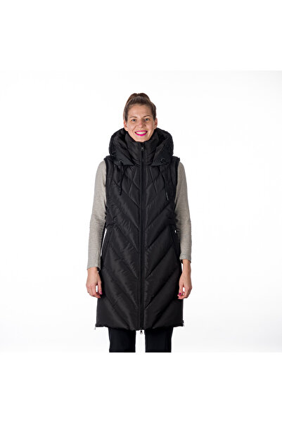 NORTHFINDER Women's insulated vest in trendy style VELDA black