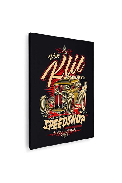 Tablou Canvas service auto vintage, cod 3215