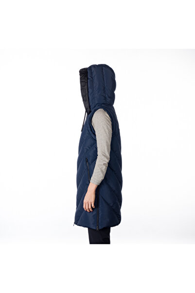 NORTHFINDER Women's insulated vest in trendy style VELDA bluenights