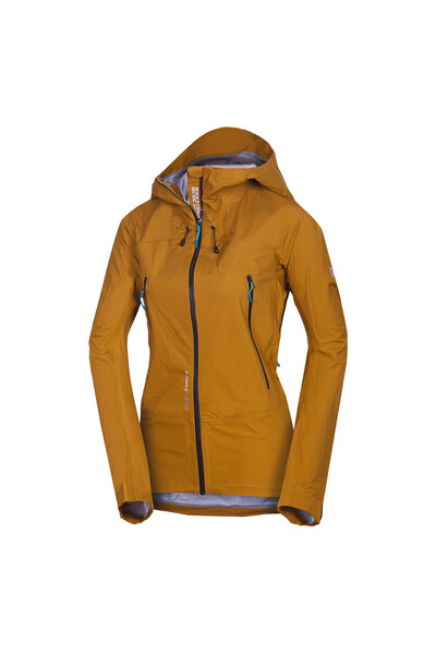 NORTHFINDER Geacă tehnică hardshell pentru femei Pertex® Shield DRACIA muștar