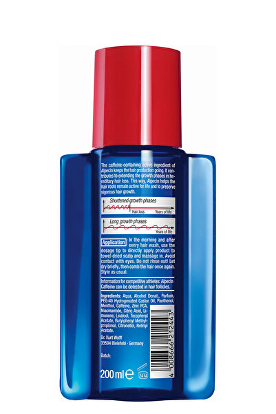 ALPECE Caffeine Liquid – Durulanmayan Kafeinli Tonik – Saç Dökülmesine Karşı Bakım – 200 ml