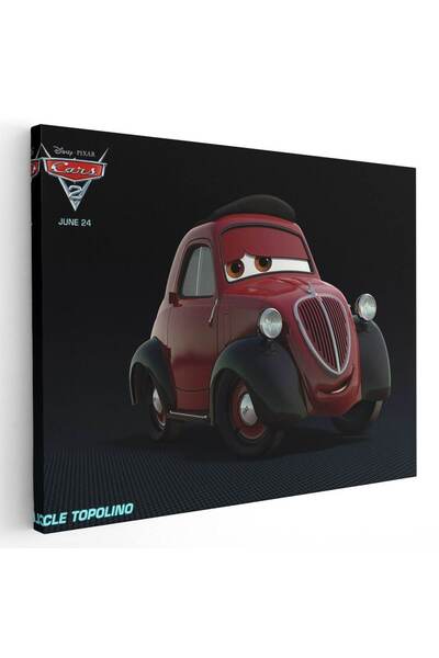 Tablou Canvas Cars2 Topolino desene animate, cod 2174