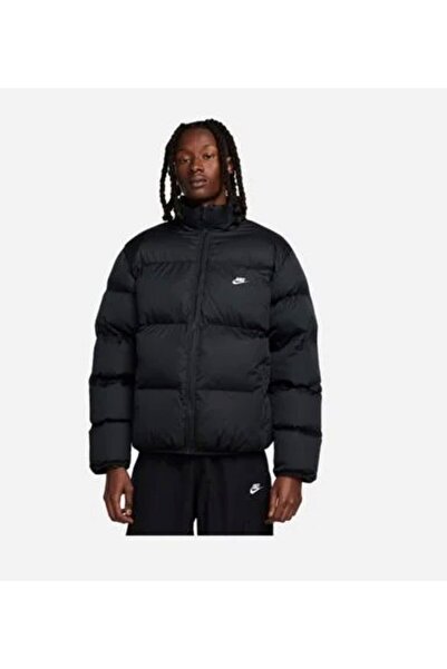 Nike Sportswear Club Men's Black Coat Fb7368 - 010