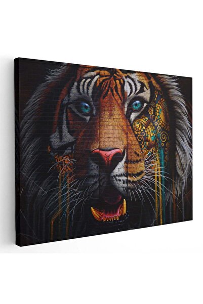 Tablou Canvas Tablou portret tigru graffiti, cod 5271