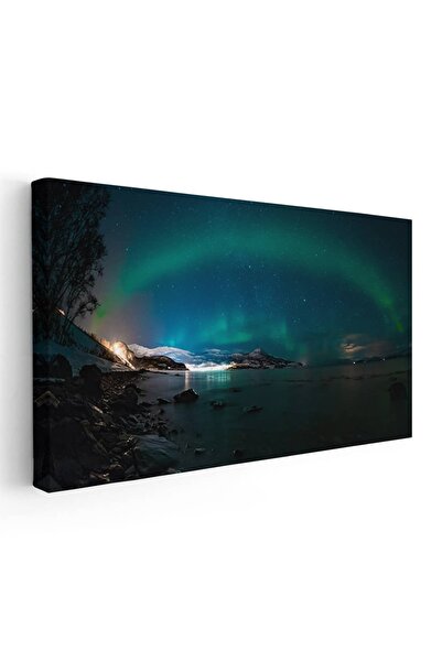 Tablou Canvas Tablou aurora boreala - Luminile Nordului in Norvegia, cod 4518
