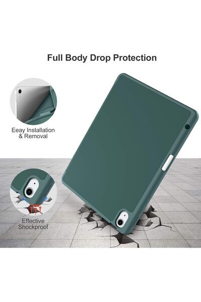 Generic جراب Akkerds متوافق مع iPad Air من الجيل السادس مقاس 11 بوصة M2 2024، لجهاز iPad Air من الجيل الخامس/الرابع