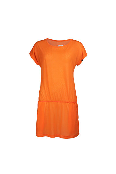 NORTHFINDER Women's long t-shirt melange style DASWA orange