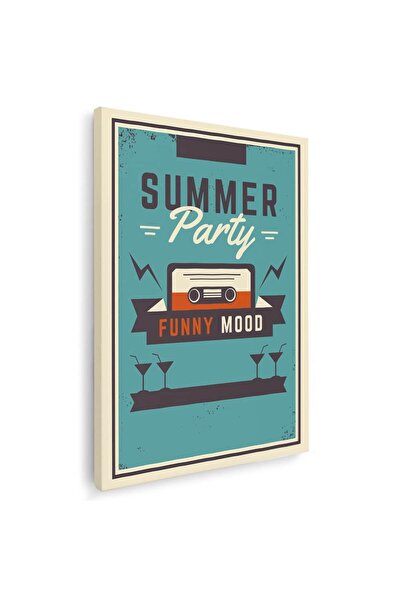 Tablou Canvas Tablou Summer Party vintage, cod 5361