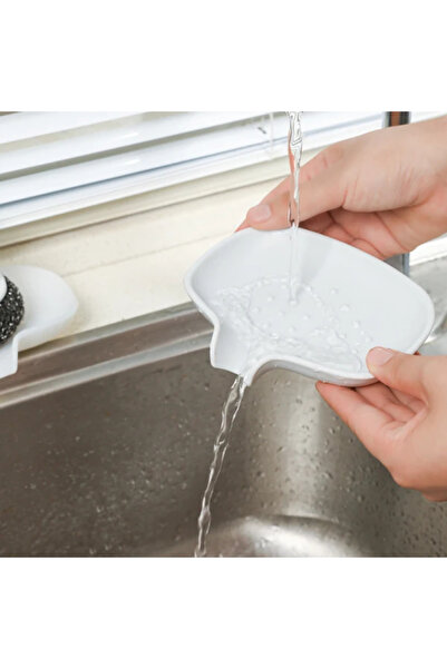 Rovitech Set 2 soap dishes with drainage, 14.5 x 8.5 x 2.5 cm, white