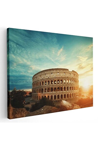 Tablou Canvas Tablou Colosseumul Roma Italia la apus, cod 4464