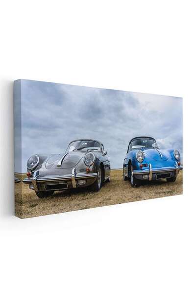Tablou Canvas Tablou doua masini vintage Porsche 356, cod 4611