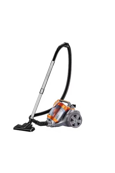 Deliny Portable Vacuum Cleaner HY-9905, High Suction, 4L, 3000W, Bagged, Orange/Grey