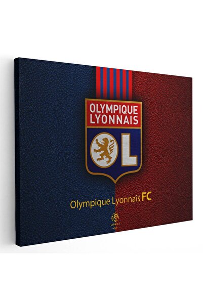 Tablou Canvas Tablou logo echipa Olympique Lyonnais FC fotbal, cod 3317