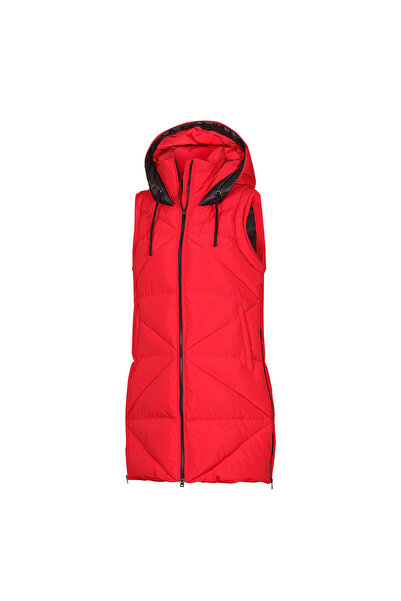 NORTHFINDER Women's warm quilted vest JERRI red