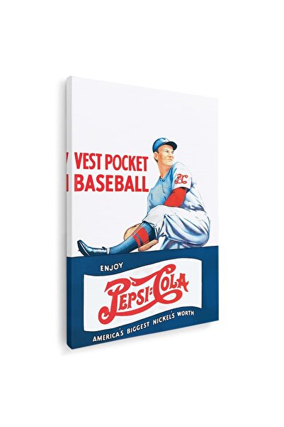 Tablou Canvas Pepsi Cola Baseball vintage, cod 4011