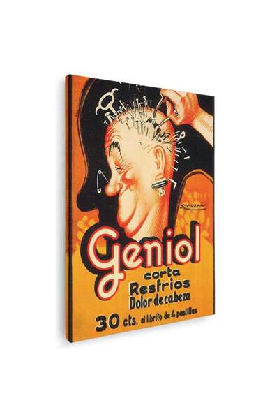 Tablou Canvas Tablou Vintage Barber Shop Geniol, cod 2507