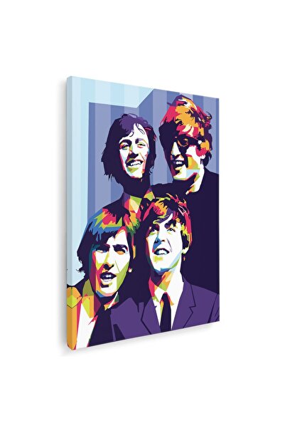 Tablou Canvas Tablou The Beatles WPAP pop art, multicolor, cod 1387