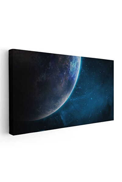 Tablou Canvas Tablou peisaj cosmic detaliu planeta, cod 5331