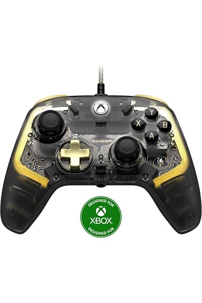 GameSir وحدة تحكم سلكية Skeleton Hall Effect Stick & Trigger للكمبيوتر الشخصي مع وحدة تحكم RG Kaleid Flux Xbox