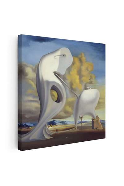 Tablou Canvas Tablou pictura Ingerul arhitectonic al lui Millet de Dali, cod ...