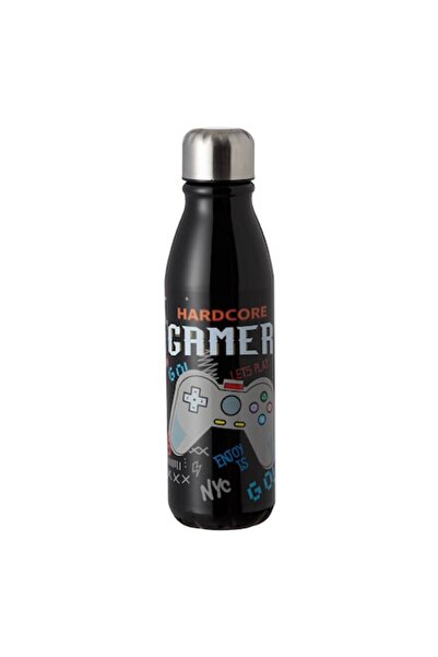 OEM Black Aluminum Water Bottle Gaming 600ml