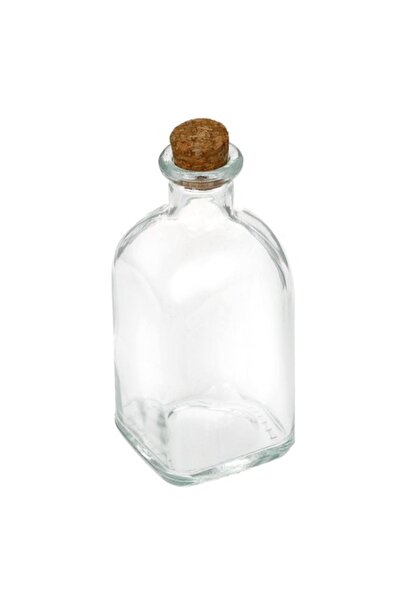 SHOPIENS Glass Bottle with Stopper, 150 ml (0.15 L), Dishwasher Safe