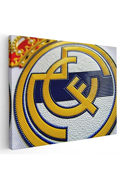 Tablou Canvas Tablou logo echipa Real Madrid fotbal, cod 5566