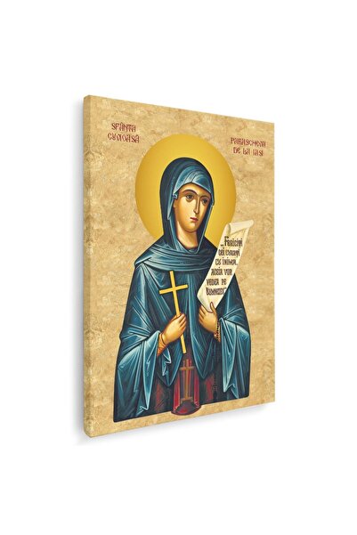 Tablou Canvas Icoana Sfanta Parascheva, cod 2475