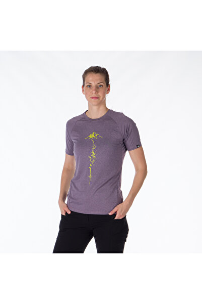 NORTHFINDER Tricou sport pentru femei din materiale reciclate MISHA violet-me...