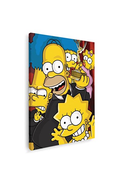 Tablou Canvas Familia Simpson desene animate, cod 4719