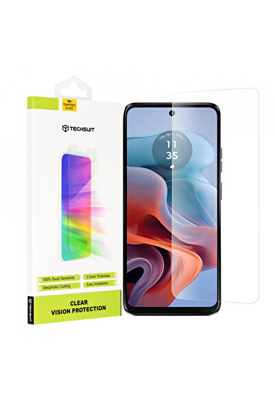 Techsuit Protecție de ecran pentru Motorola Moto G34 / Moto G45 - Sticlă Clear Vision - Transparentă
