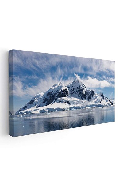 Tablou Canvas Tablou peisaj munte apa iarna, cod 3033