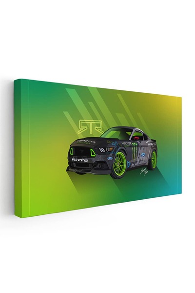 Tablou Canvas Tablou masina Mustang RTR, cod 4626