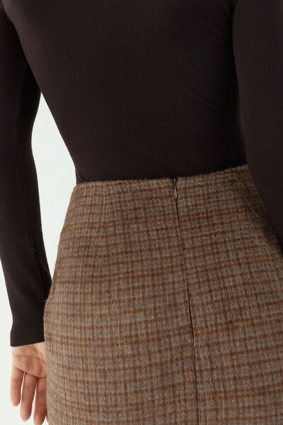 Hiccup Мини пола с тартан мотив