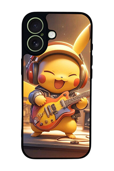 Aksel Kılıf غطاء حماية متوافق مع هاتف آيفون 17 من آبل، مطبوع، أسود غير لامع، ...