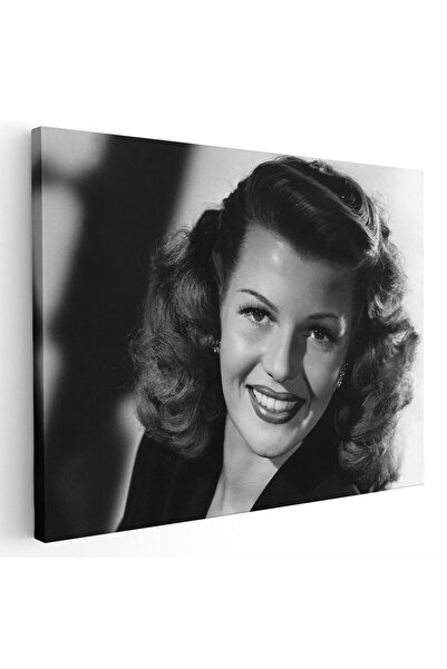 Tablou Canvas Tablou Rita Hayworth, actrita, alb, negru, cod 1548
