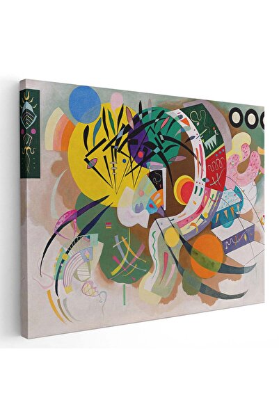 Tablou Canvas Tablou pictura Curba dominanta de Kandinsky, cod 2077