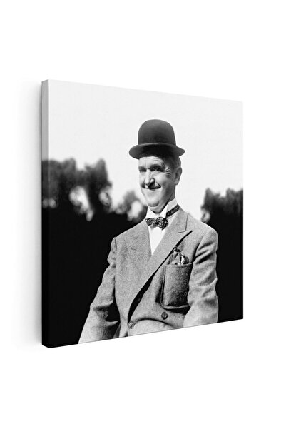 Tablou Canvas Tablou Stan Laurel din Stan si Bran, actor, alb, negru, cod 1550