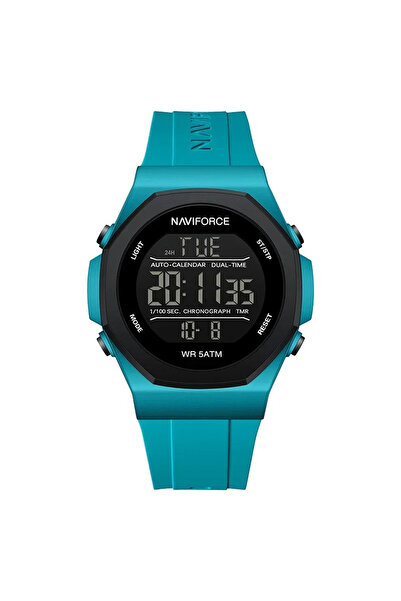 Naviforce Ceas bărbătesc albastru 7117 – Funcții multiple, Design sportiv, Rezistent la șocuri, 5ATM
