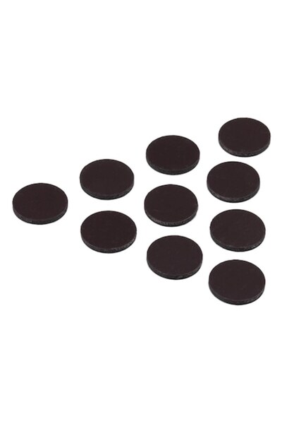 SHOPIENS Craft Magnets Set, 10 Pieces, Black, Self-adhesive