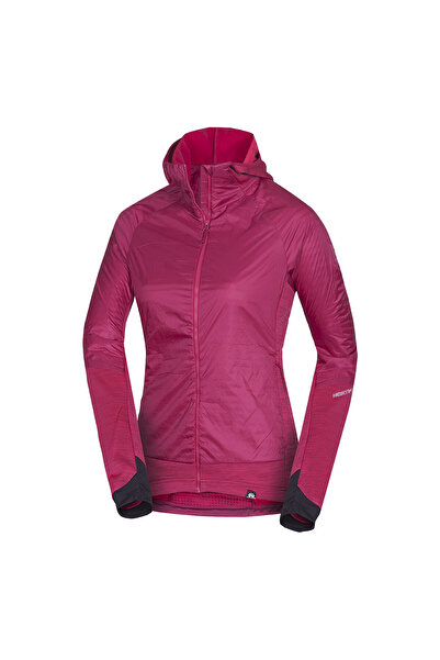 NORTHFINDER Jachetă hibridă pentru femei cu izolație activă BERNINA cherry