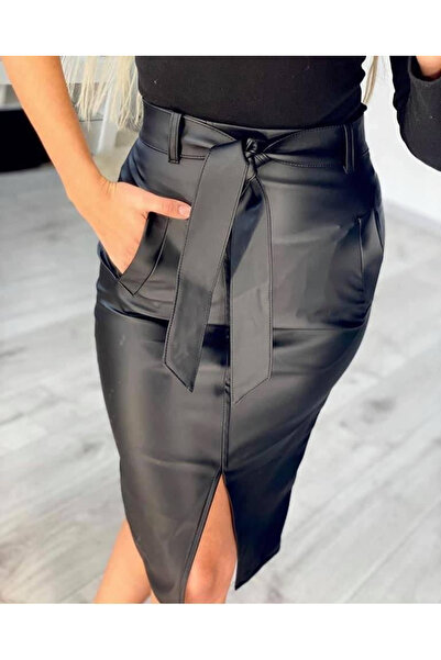 AndraRose Styles Fusta piele Trendy - Negru - C17984S